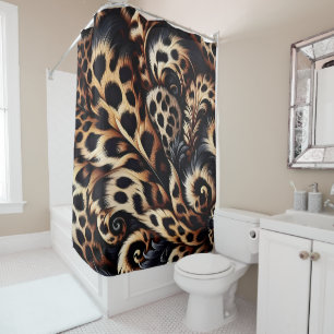 Leopard Luxe: Schlafen mit Fierce Style Duschvorhang