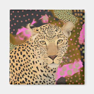 Leopard Magnet