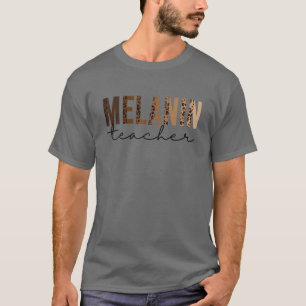 Leopard Melanin Lehrer Schwarze Geschichte Monat G T-Shirt