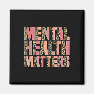 Leopard Mental Health - Sensibilisierungsmonat Magnet