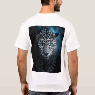 Leopard mit Blue Eyes T - Shirt