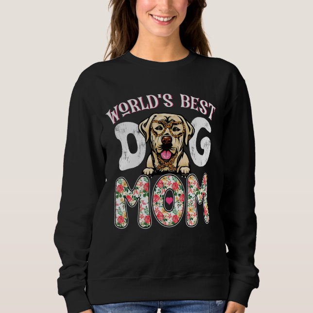 Leopard Mother's Da Sweatshirt (Vorderseite)