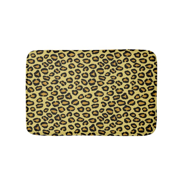 Leopard-Muster Badematte (Vorderseite)