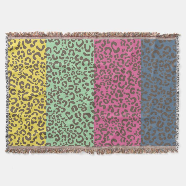 Leopard Muster Decke (Vorderseite)