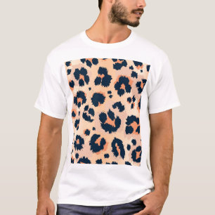 Leopard Muster: Funny Seamless Design T-Shirt