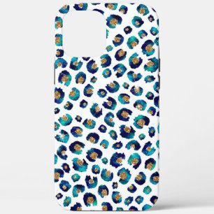 Leopard-Muster für Blue Gold Glitzer Case-Mate iPhone Hülle