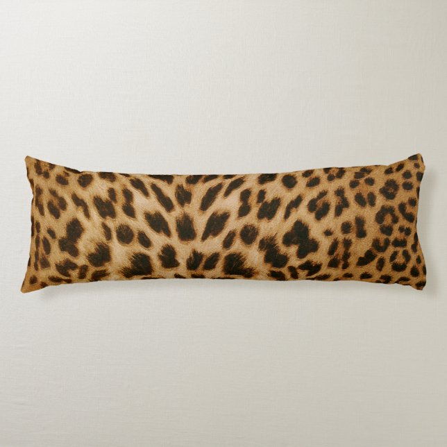Leopard-Muster-Körper-Kissen Seitenschläferkissen (Vorderseite)