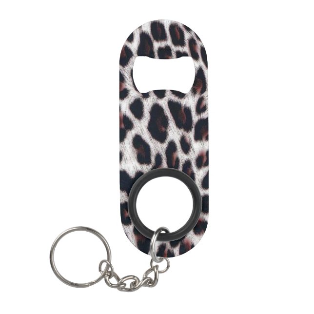 Leopard Muster Mini Flaschenöffner (Vorderseite)
