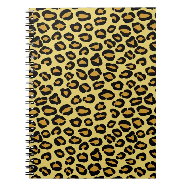 Leopard-Muster Notizblock (Vorderseite)