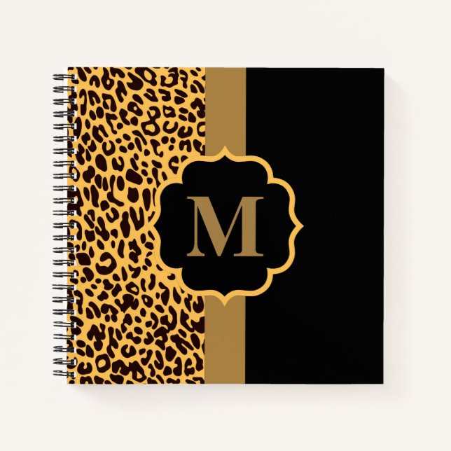 Leopard Muster Notizbuch (Vorderseite)