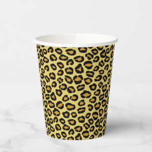 Leopard Muster Pappbecher