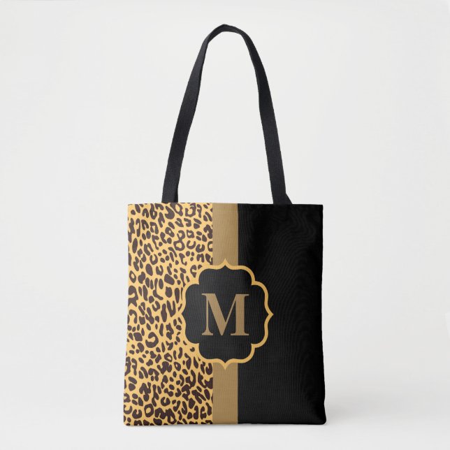 Leopard-Muster Tasche (Vorderseite)