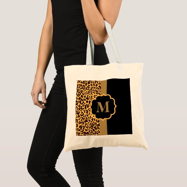 Leopard Muster Tragetasche (Vorderseite (Produkt))
