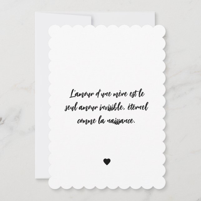 Leopard-Mutterschaftskarte Einladung (Vorderseite)