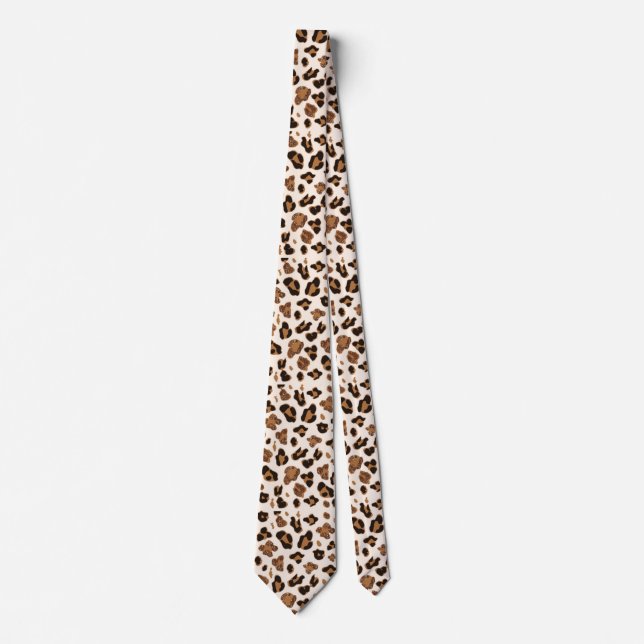 Leopard necktie krawatte (Vorderseite)
