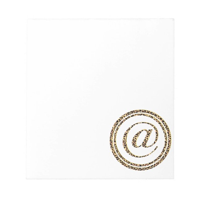 Leopard @ notizblock (Vorderseite)