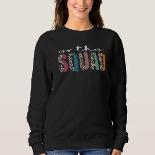 Leopard Nursing Ortho Squad Orthopädics Nurse Sweatshirt