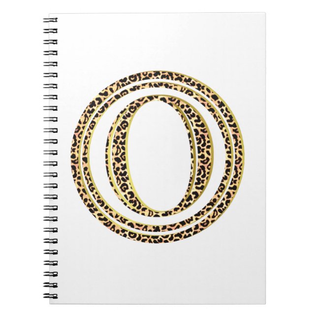 Leopard O Notizblock (Vorderseite)