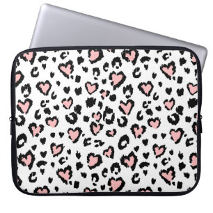 Leopard oder Jaguar nahtlose Muster, texturierte M Laptopschutzhülle