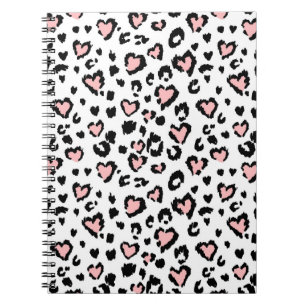 Leopard oder Jaguar nahtlose Muster, texturierte M Notizblock