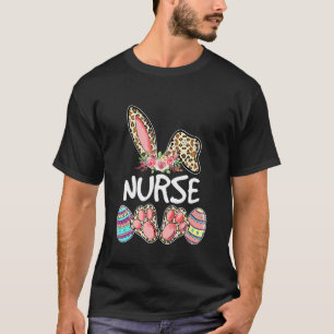 Leopard Osterbast Kaninchen Krankenpflege Ost nähr T-Shirt