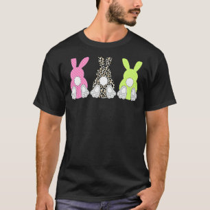 Leopard Osterfest Kaninchentrio Niedlich Ostern T T-Shirt