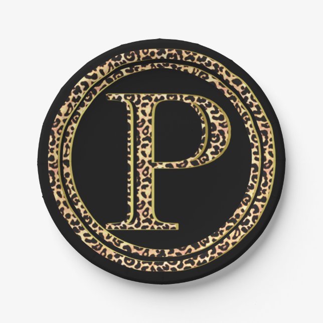 Leopard P Pappteller (Vorderseite)