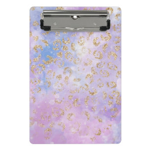 Leopard Paint Serie Design 3   Mini Klemmbrett