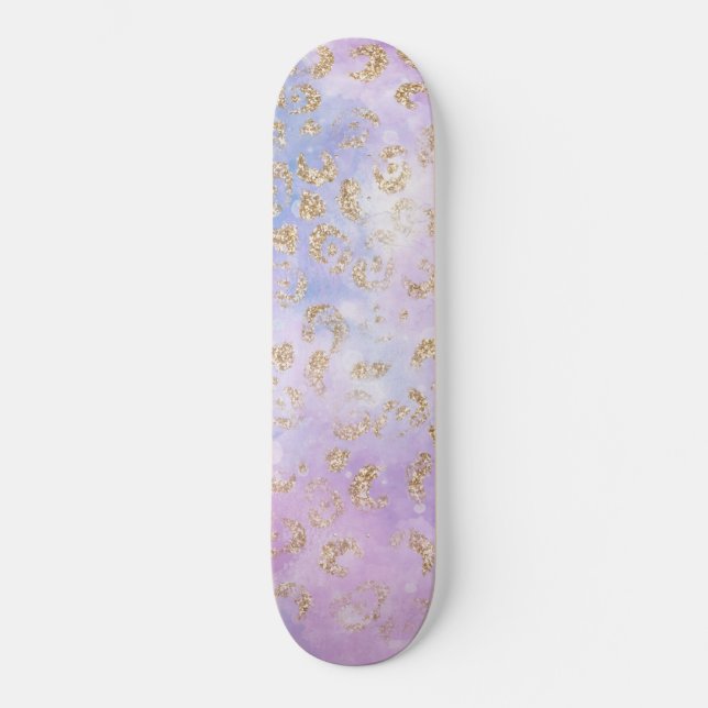 Leopard Paint Serie Design 3  Skateboard (Vorderseite)