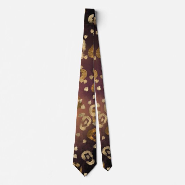 Leopard Paint Serie Design 7  Krawatte (Vorderseite)
