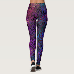 Leopard Paint Series Design 16 Leggings
