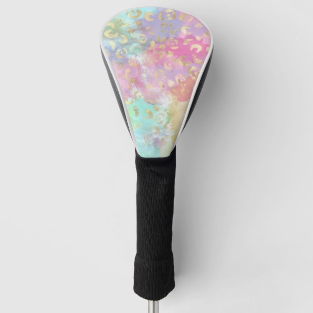 Leopard Paint Series Design 2 Golf Headcover (Vorderseite)