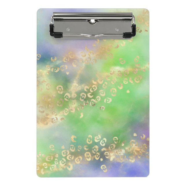 Leopard Paint Series Design 4 Mini Klemmbrett (Vorderseite)