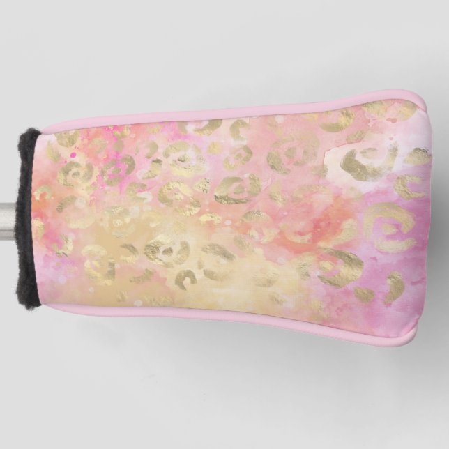 Leopard Paint Series Design 5 Golf Headcover (Vorderseite)