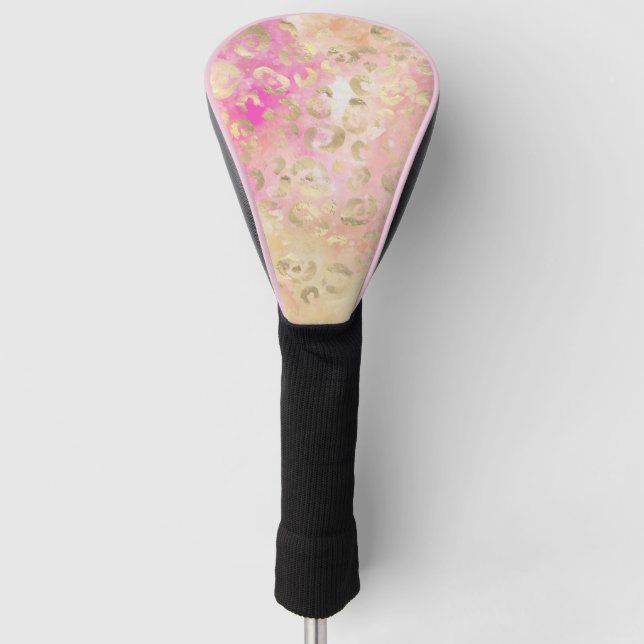 Leopard Paint Series Design 5 Golf Headcover (Vorderseite)