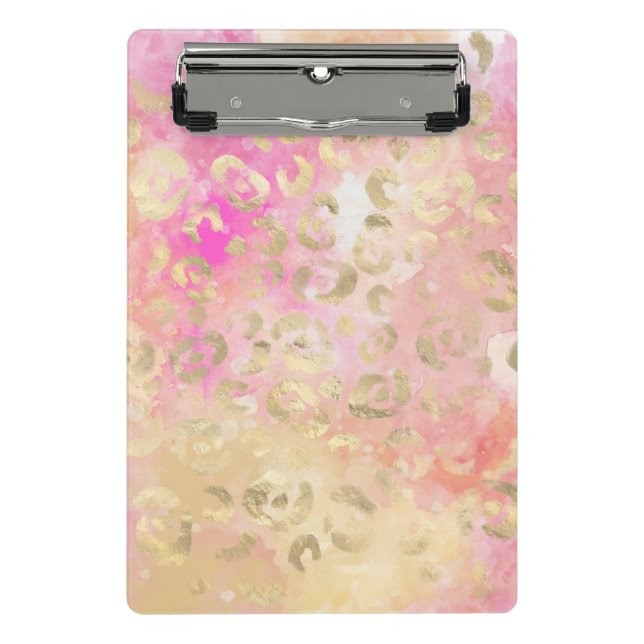 Leopard Paint Series Design 5 Mini Klemmbrett (Vorderseite)
