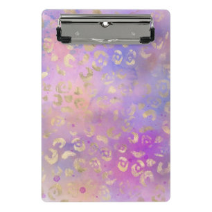 Leopard Paint Series Design 8 Mini Klemmbrett