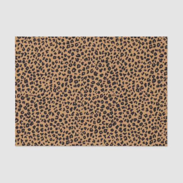Leopard-Papiertaschentuch Seidenpapier (Vorderseite)