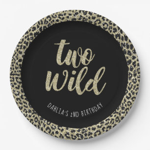 Leopard-Party-Teller Zwei Wild Pappteller