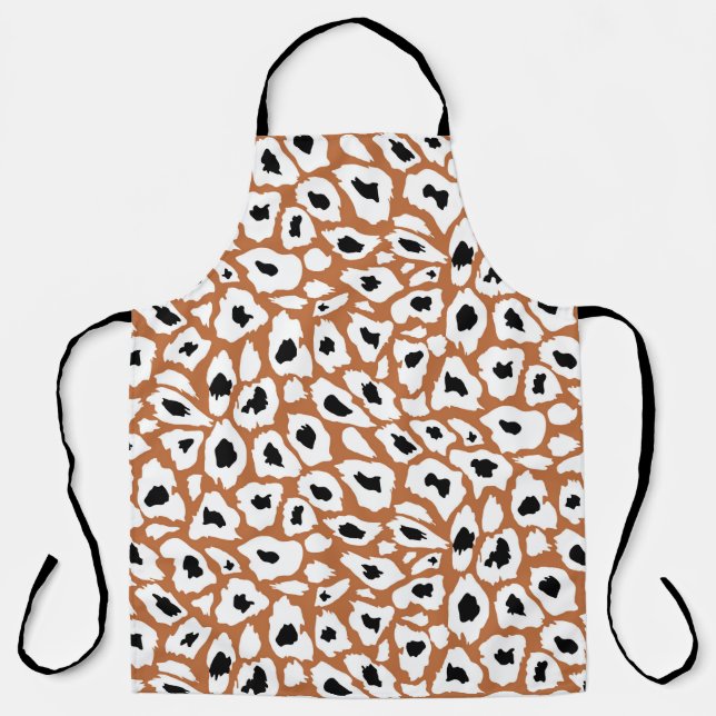 Leopard pattern, afrikanisches Tier Print Design Schürze (Vorderseite)