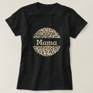 Leopard Pattern Mama T-Shirt