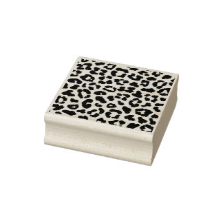 Leopard Pattern Print Leopard Pattern Print Rubber Gummistempel