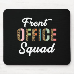 Leopard Pattern School Secretary Admin Front Offic Mousepad