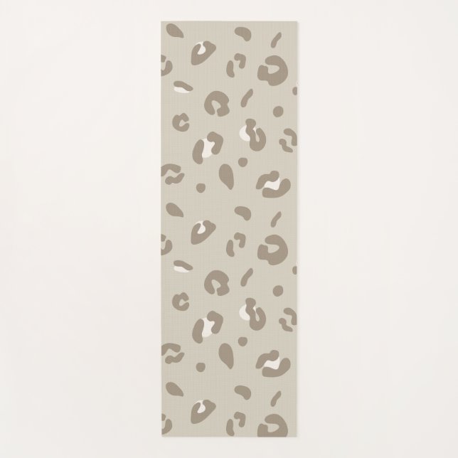 Leopard Pattern Yogamatte (Vorderseite)