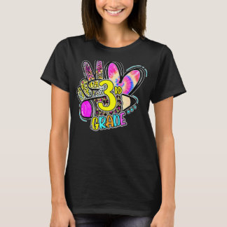 Leopard Peace Out Dritte Stufe 3 T-Shirt