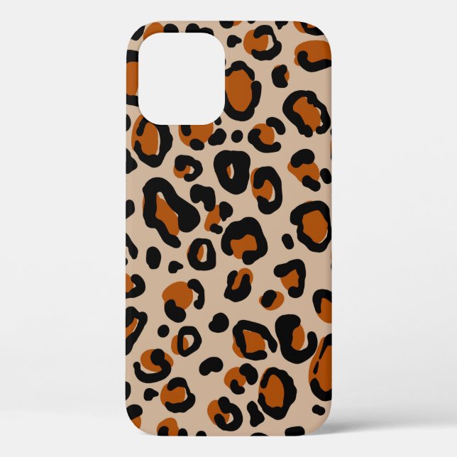 Leopard-Pelzmuster Case-Mate iPhone Hülle (Rückseite)