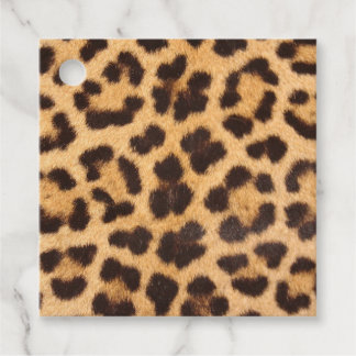 Leopard-Pelzmuster Geschenkanhänger