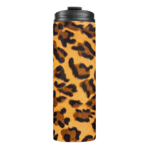 Leopard-Pelzmuster Thermosbecher