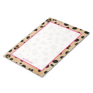 Leopard Personalisiert Notepad Notizblock
