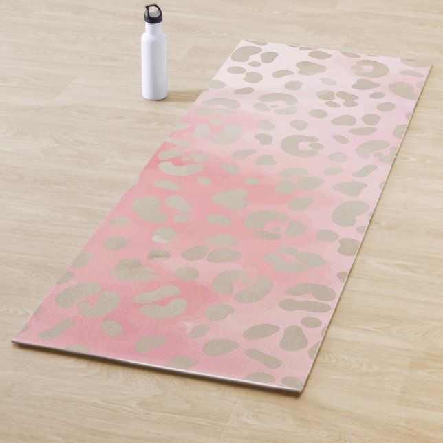 Leopard Pink Muster Yogamatte (Beispiel)